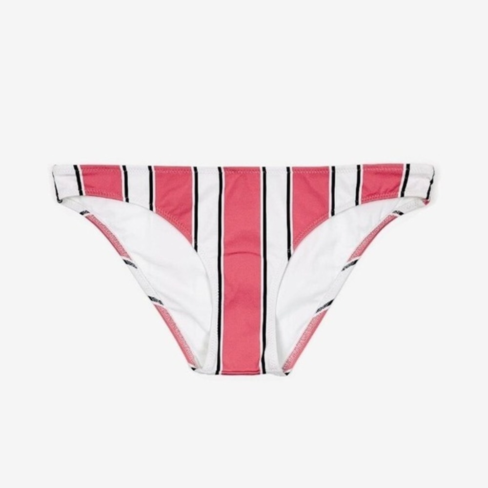 NWOT Solid & Striped Ashley Stripe Bikini Bottoms Size S Pink Swim Beach‎ Summer
